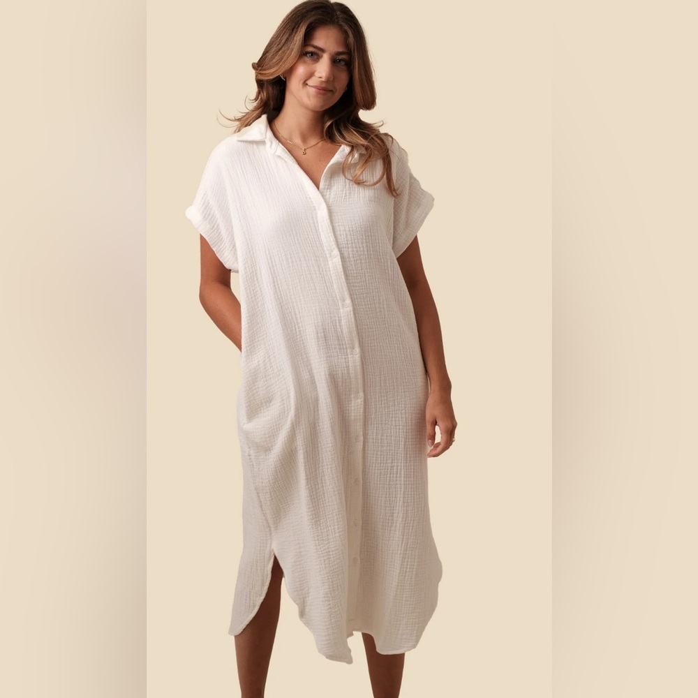Miou Muse Cotton Dress - Latest Scoop - Picture 1 of 6